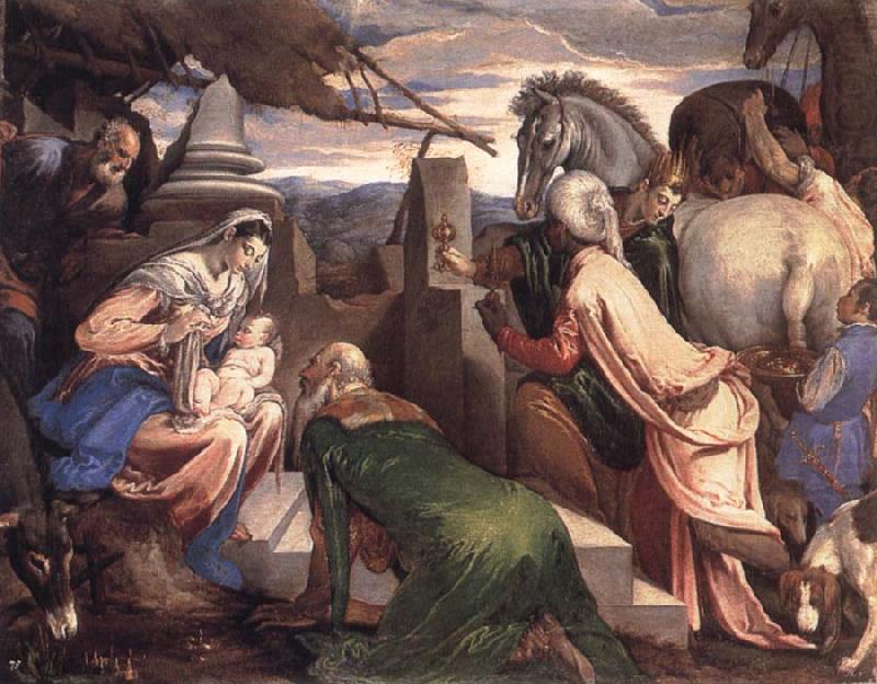 Jacopo Bassano Adoration of the Magi china oil painting image